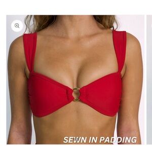 BRAND NEW 93 Play Street | Bridget Scarlett Red Bikini Top